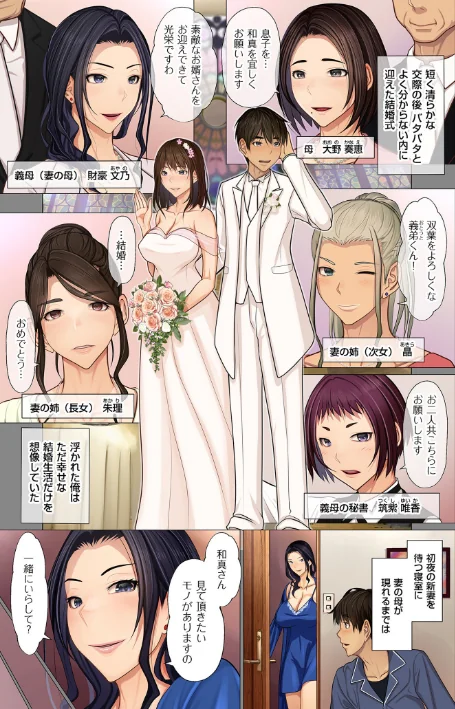 【エロ】富豪一族のムコ〜妻以外全員オレの女〜【電子特装版】/作者（江森うき） 試し読みサンプル 11ページ目